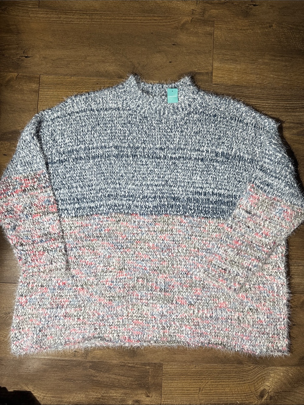 Maurices Multicolor Eyelash Knit Sweater Women’s 4X NWT